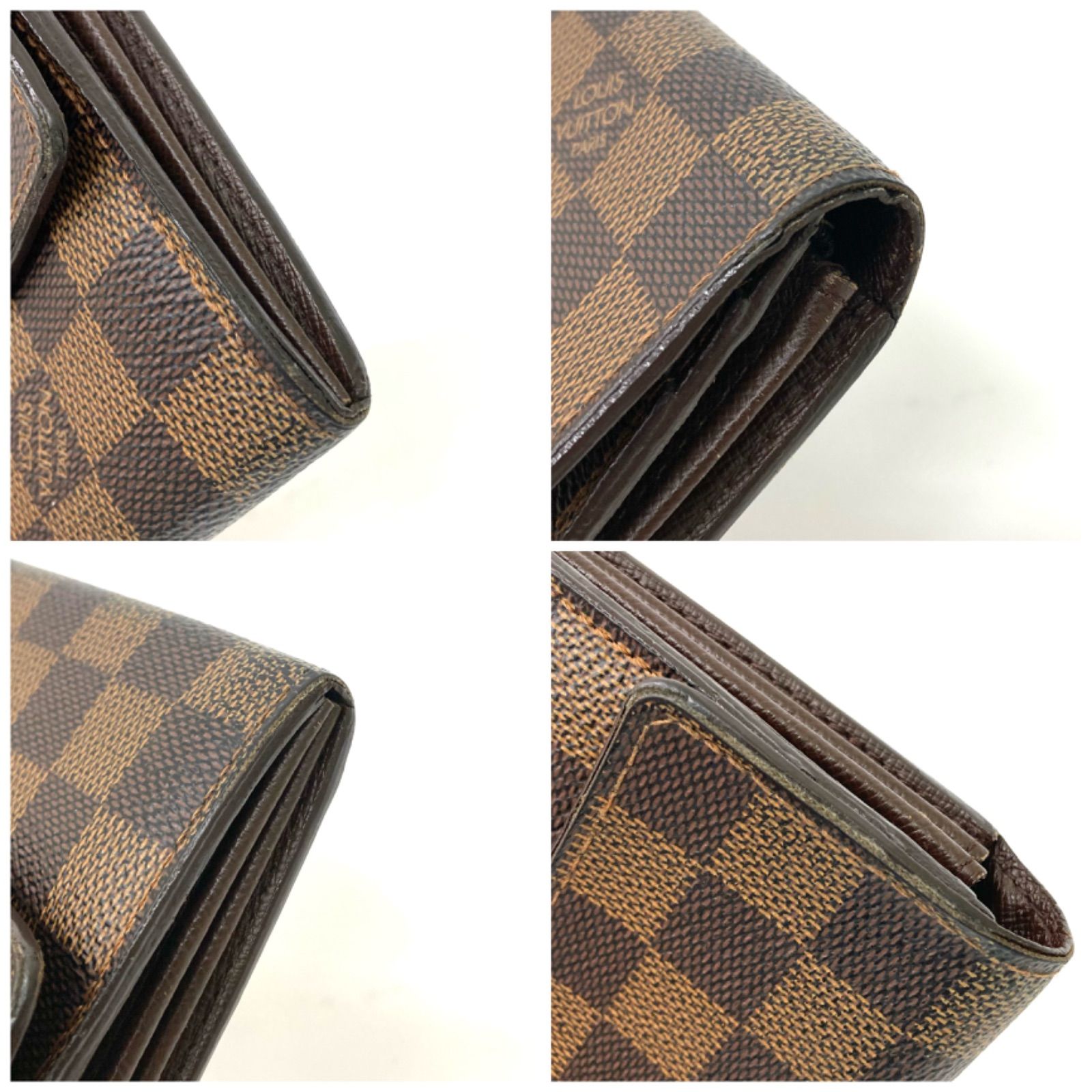 ?最終価格?【LOUIS VUITTON】ルイヴィトン ダミエ 長財布 M61734 