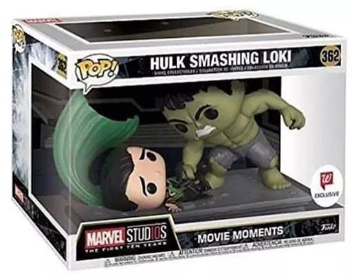 フィギュア　ハルク・スマッシング・ロキ 「アベンジャーズ」 POP! MOVIE MOMENTS #362 マーベル・スタジオ10周年 中古】フィギュア ハルク・スマッシング・ロキ 「アベンジャーズ