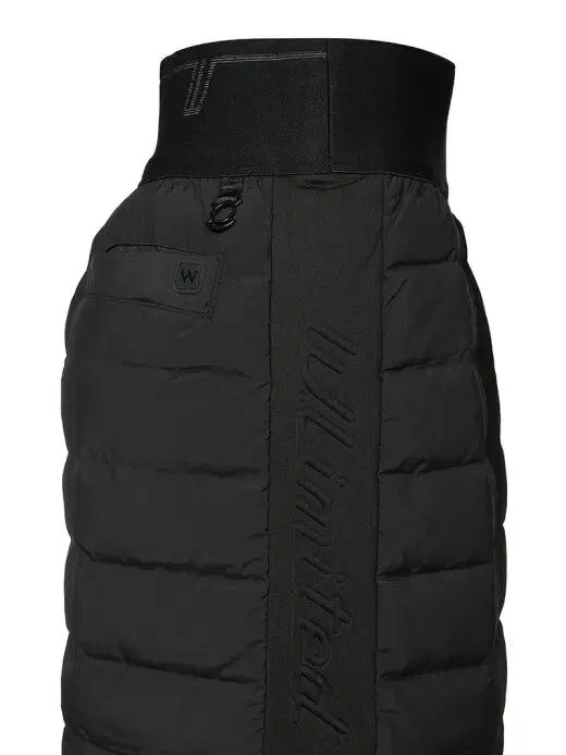 W.ANGLE ワイドアングル 黒 ダウン キュロット 24 25 26 27