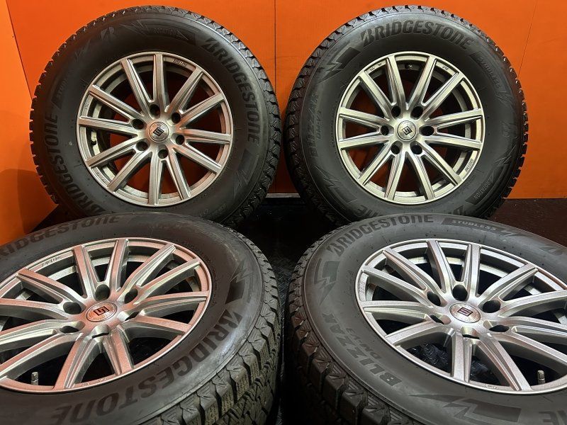 BS BLIZZAK DM-V3 265|65R17 スタッドレス SEIN 17インチ 7.5J6HPCD139.7 25 バリ溝 ランクルプラド ハイラックス等 KTG222