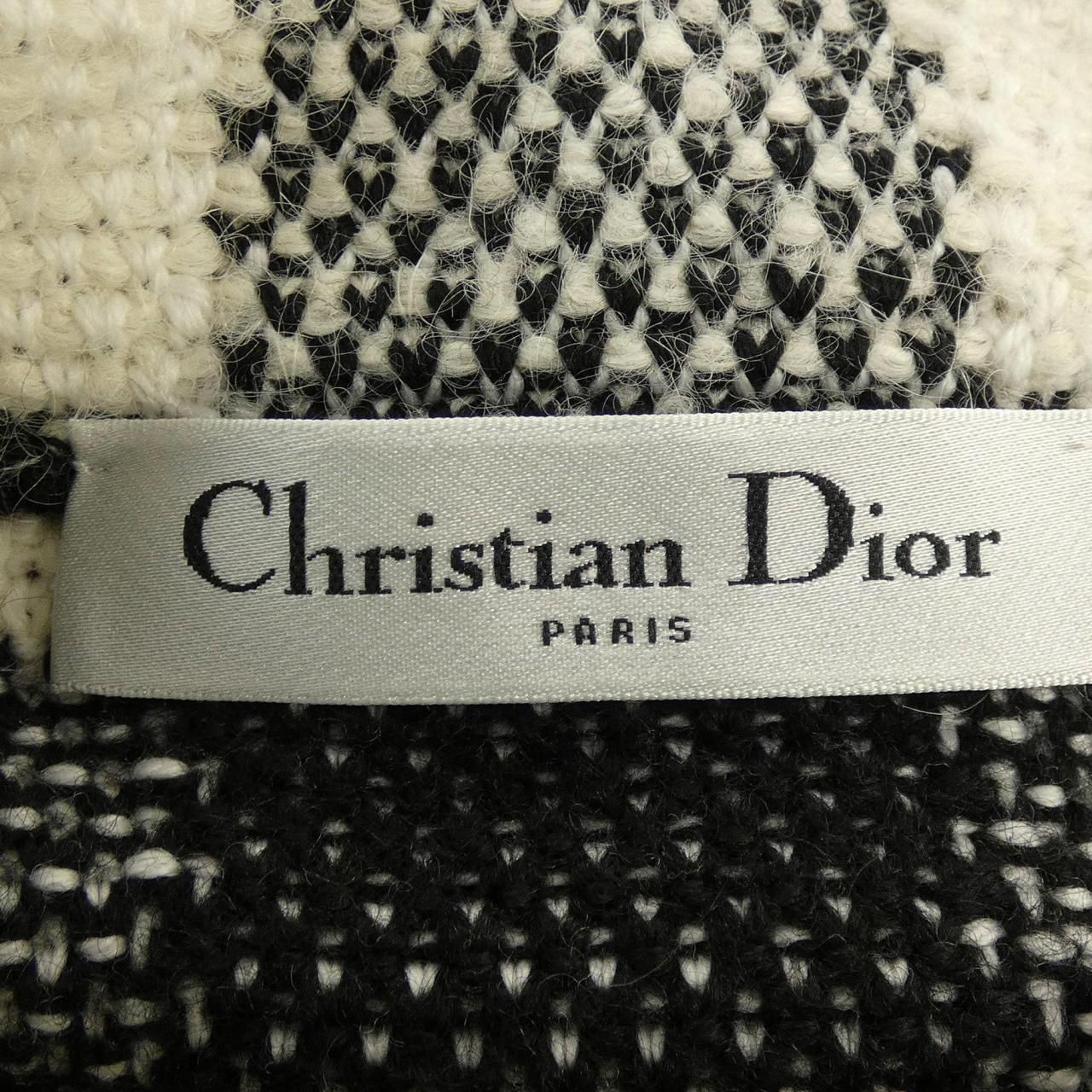 Christian Dior ノーカラー　ジャケット 美品◇クリスチャン ディオール ノーカラージャケット ウール