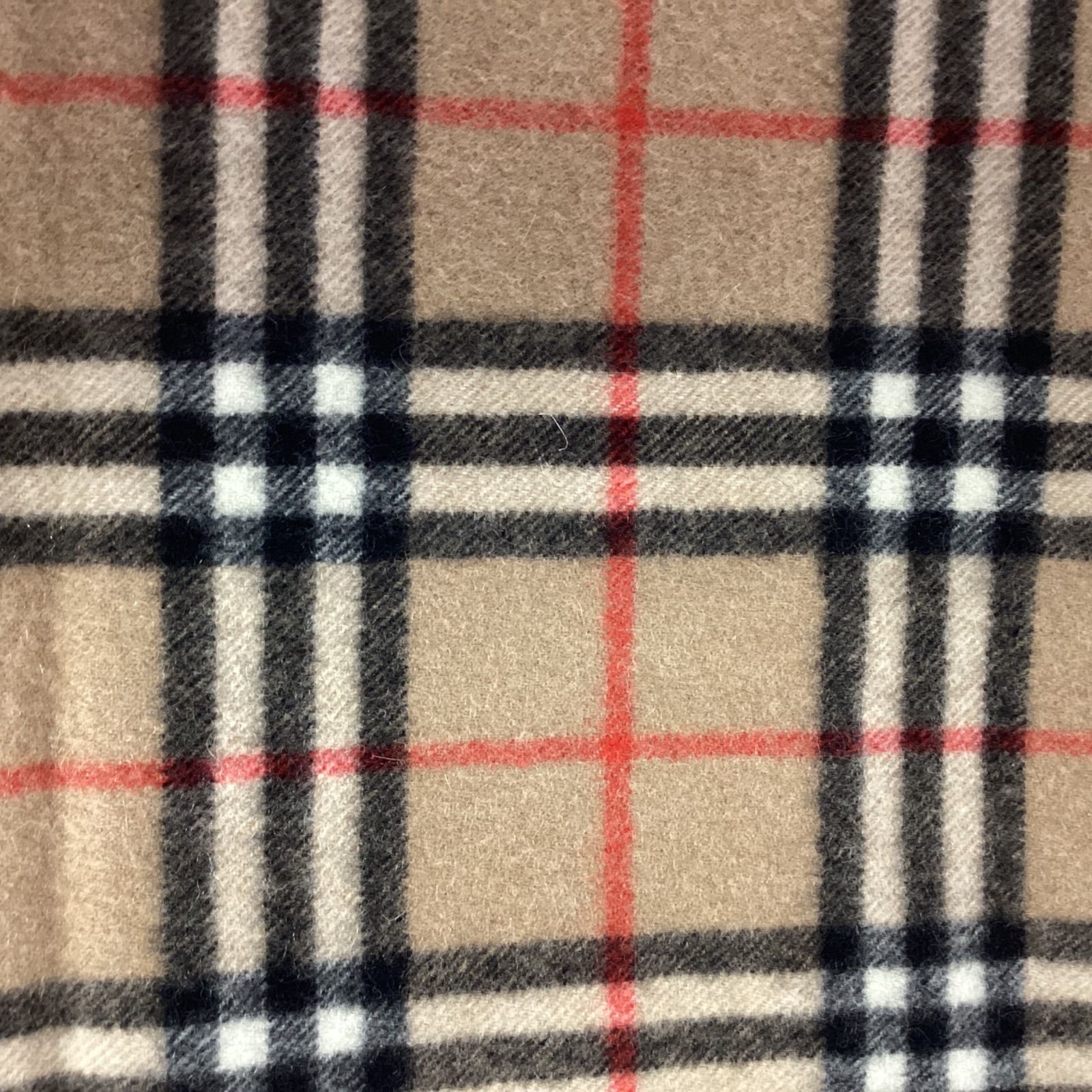 バーバリーズBurberrys バーバリーチェックマフラー☆クリーニング済み