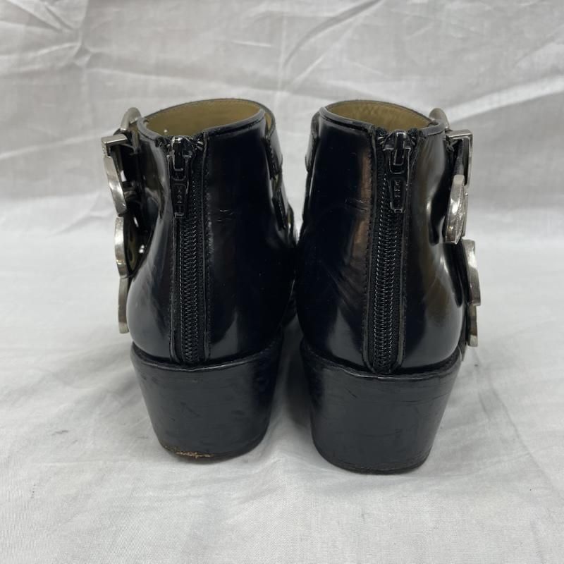 TOGA PULLA トーガ プルラ メタルバックル バイカラーアンクルブーツ  