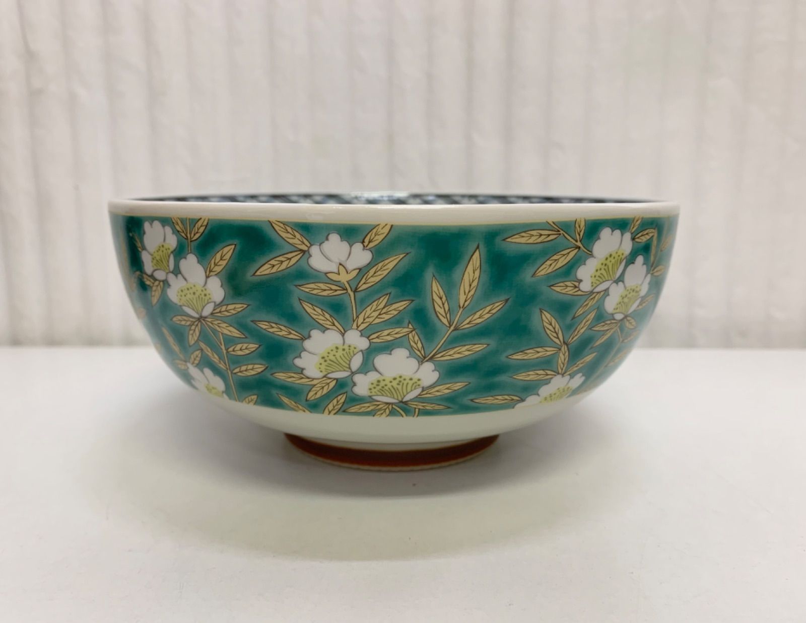 廃盤品 深川製磁 丼 どんぶり 実 色絵 みのり 多用丼 5客 グリーン 青磁 廃盤品 深川製磁 丼 どんぶり 実 色絵 みのり 多用丼 5客 グリーン 青磁