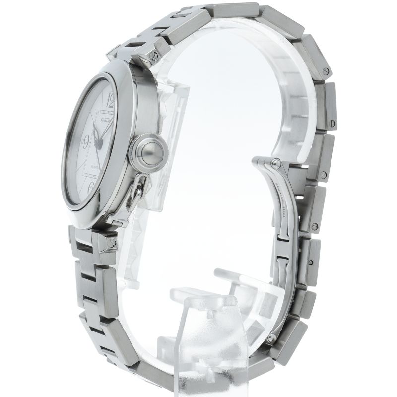 カルティエ パシャC ウォッチ W31074M7 箱 保証書 SS ユニセックス時計  