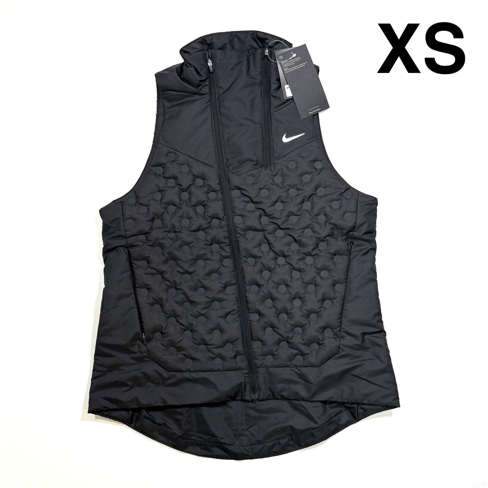 XS ナイキ Therma-FIT ADV レペルエアロロフト ウィメンズランニングベスト ブラック 黒 FB7607-010