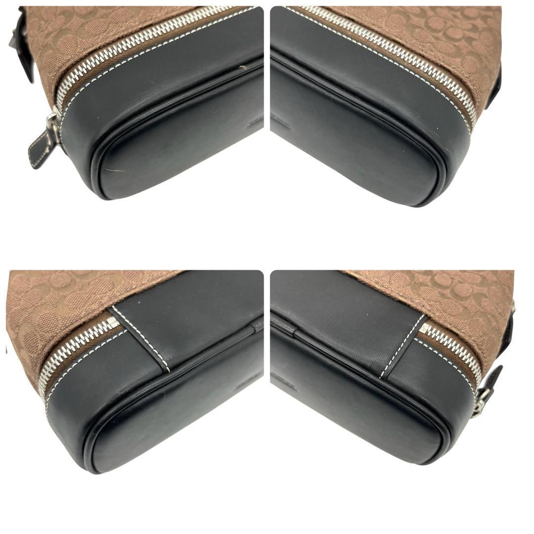 良品 1180 Coach Hand Bag Mini Signature - メルカリ