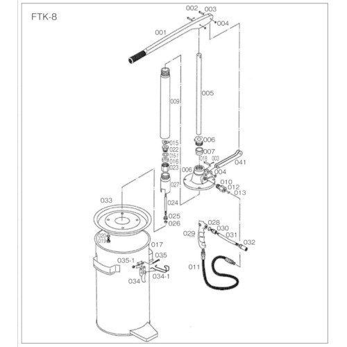 【人気商品】FTK0091 FTK70用グリスガイドパイプ TRUSCO(トラスコ)