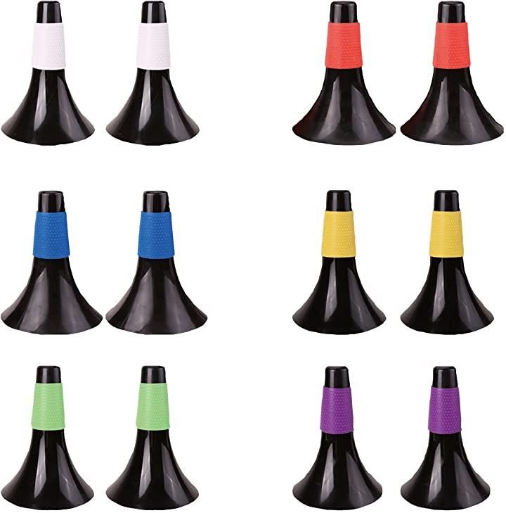 LANDL リップコーン バスケ バスケットボール マーカーコーン トレーニングコーン 6色12個セット