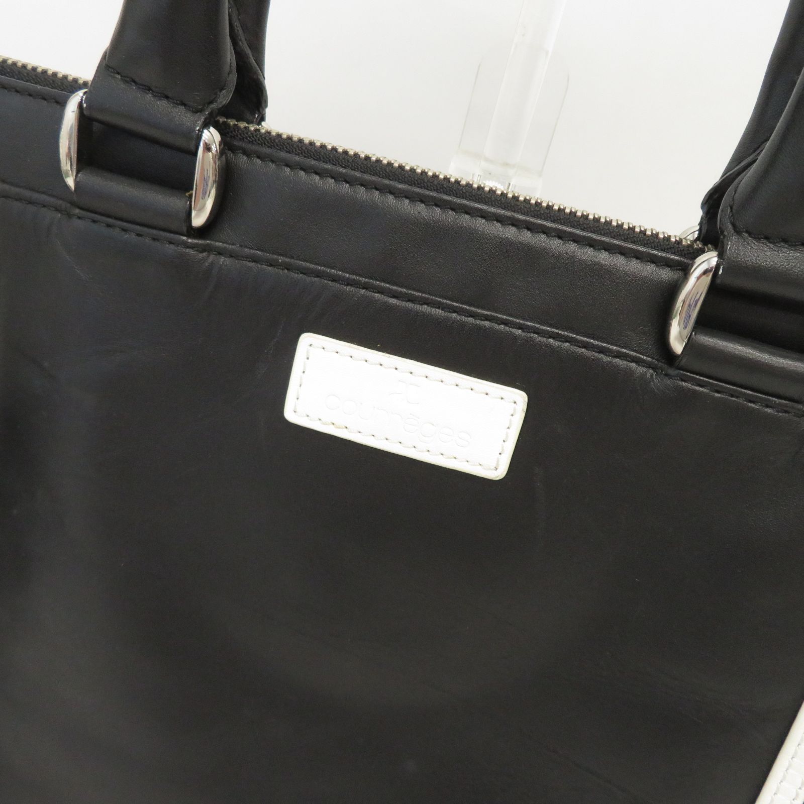 クレージュ courreges レザー 2WAY バッグ トート ショルダー