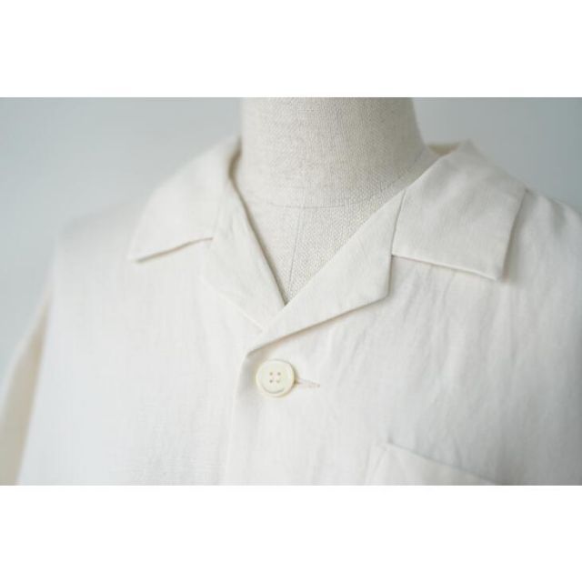 ル グラジック le glazik オープン カラー シャツ IVORY LE GLAZIK(ル グラジック) オープンカラー半袖シャツ - YAMAROKU