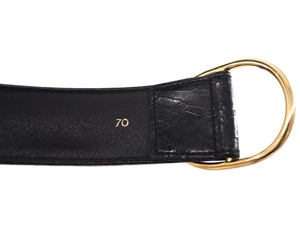 セリーヌ CELINE ベルト ブラック レディース 中古 - メルカリ