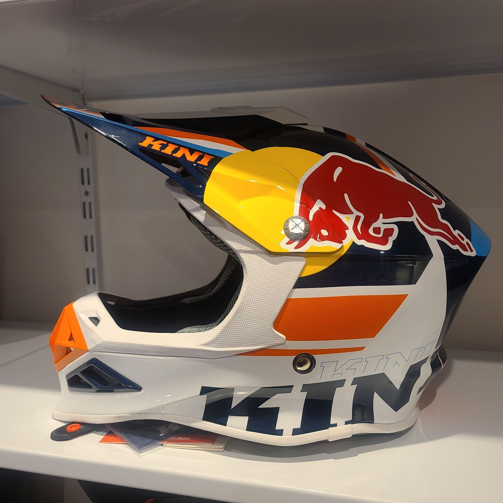 KINI RB KTM COMPETITION サイズL/60 ヘルメット オフロードヘルメット Red Bull 軽量 取り外し可能内装 バイク  オフロードバイク