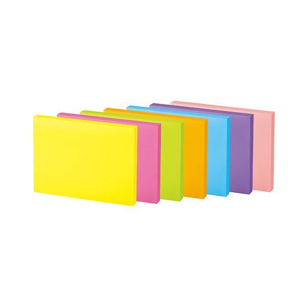 まとめ コクヨ 強粘着ふせん K2 75×100mm ネオンカラー7色 K2メ-KN75100X10 1パック 10冊 ×5セット