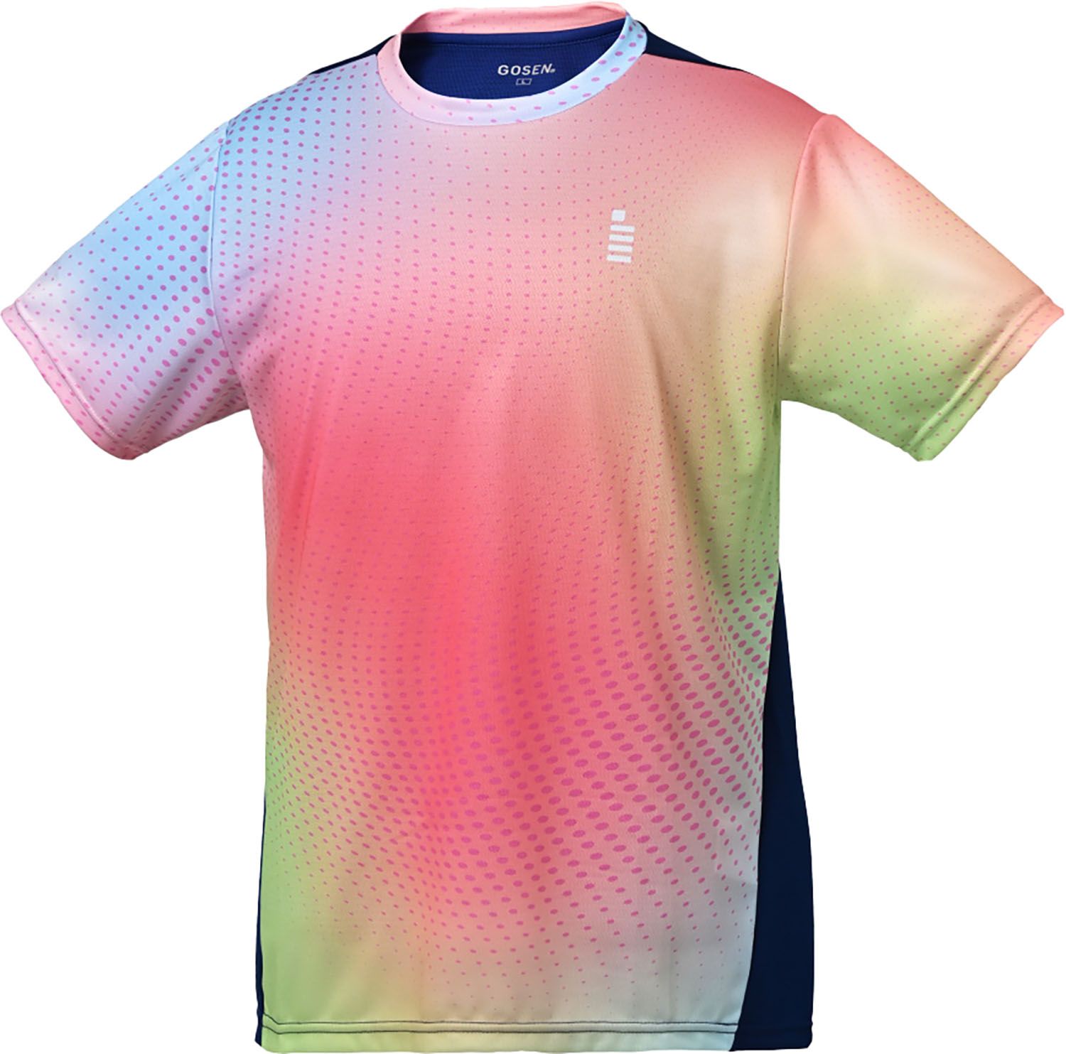 ゴーセン GOSEN テニス ゲームシャツ T2514 28 コーラルオレンジ