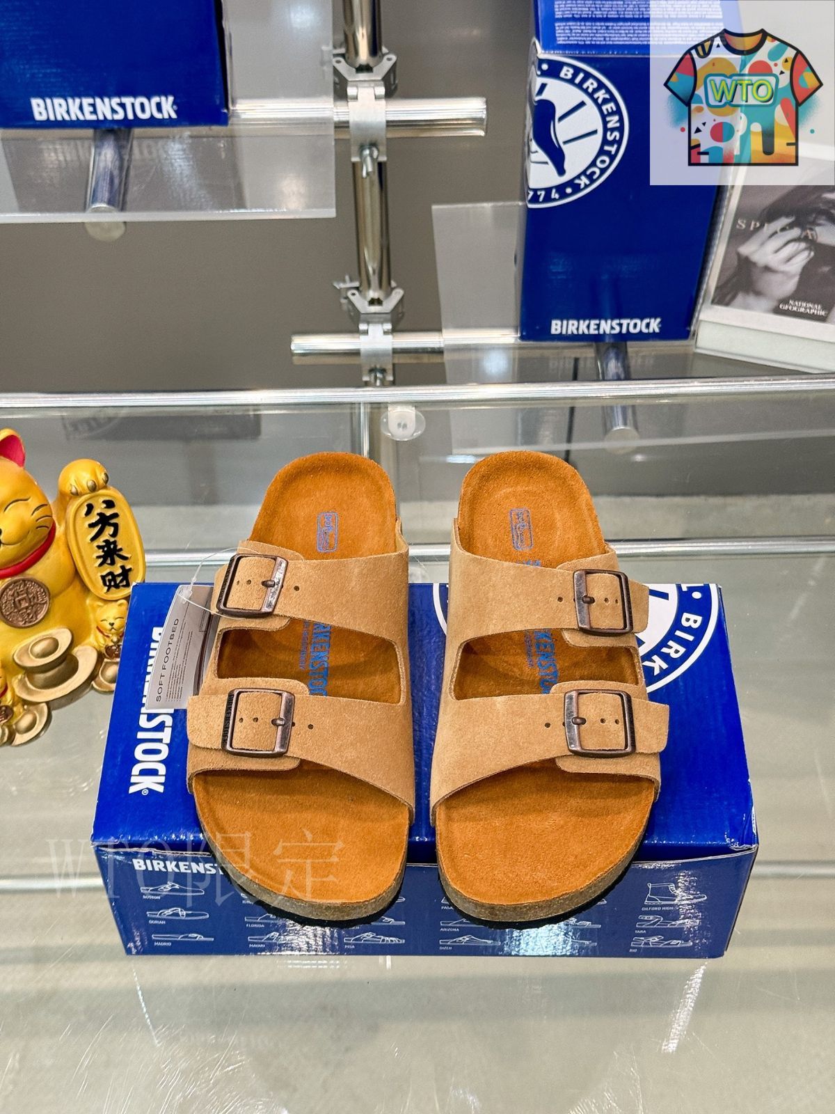 Birkenstock Londonブーケンフラットシューズ10