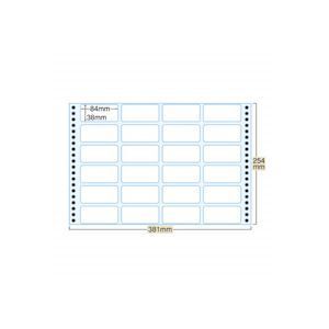 トッパンフォームズ 宛名ラベル 15×10インチ 24面 ラベルサイズ84×38mm LC016Y 1箱 500枚