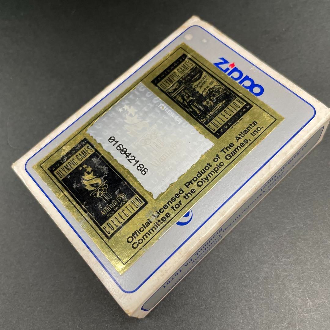 未使用】Zippo アトランタオリンピック1996 メタルプレート貼り