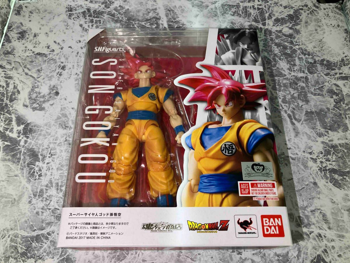 S.H.Figuarts スｰパｰサイヤ人ゴッド孫悟空 魂ウェブ商店限定