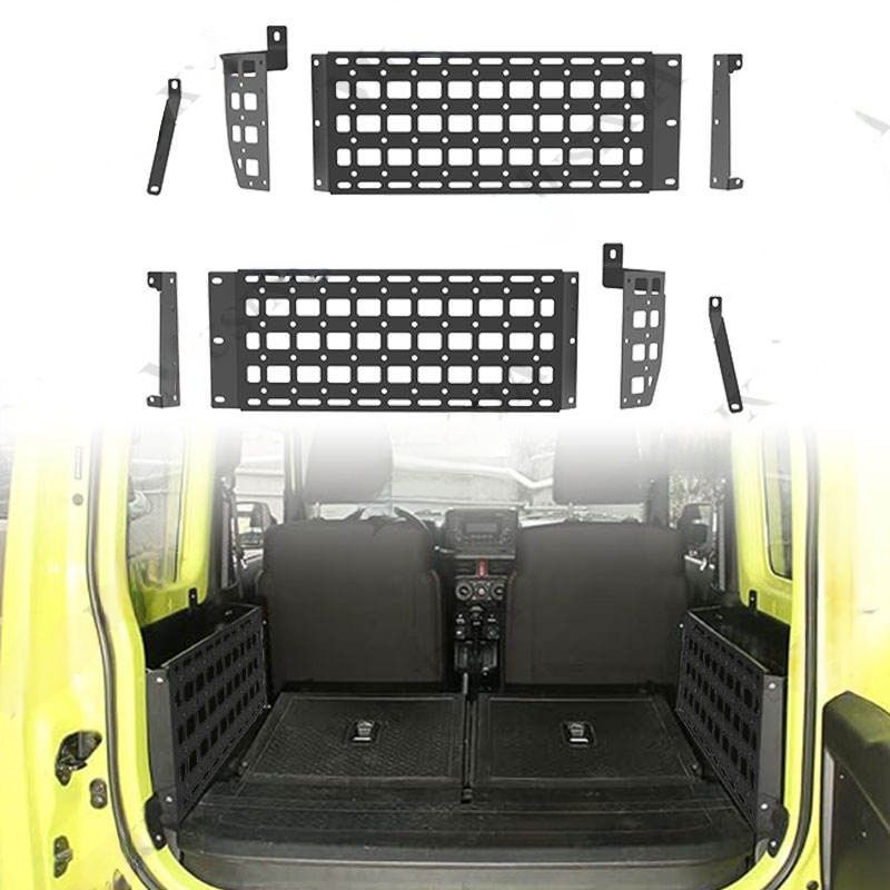 送料無料 スズキ ジムニー JB74 テールゲート 収納フレーム 荷物整理 置物ラック 拡張パーツ 車内収納 アウトドア キャンプ 実用アクセサリー