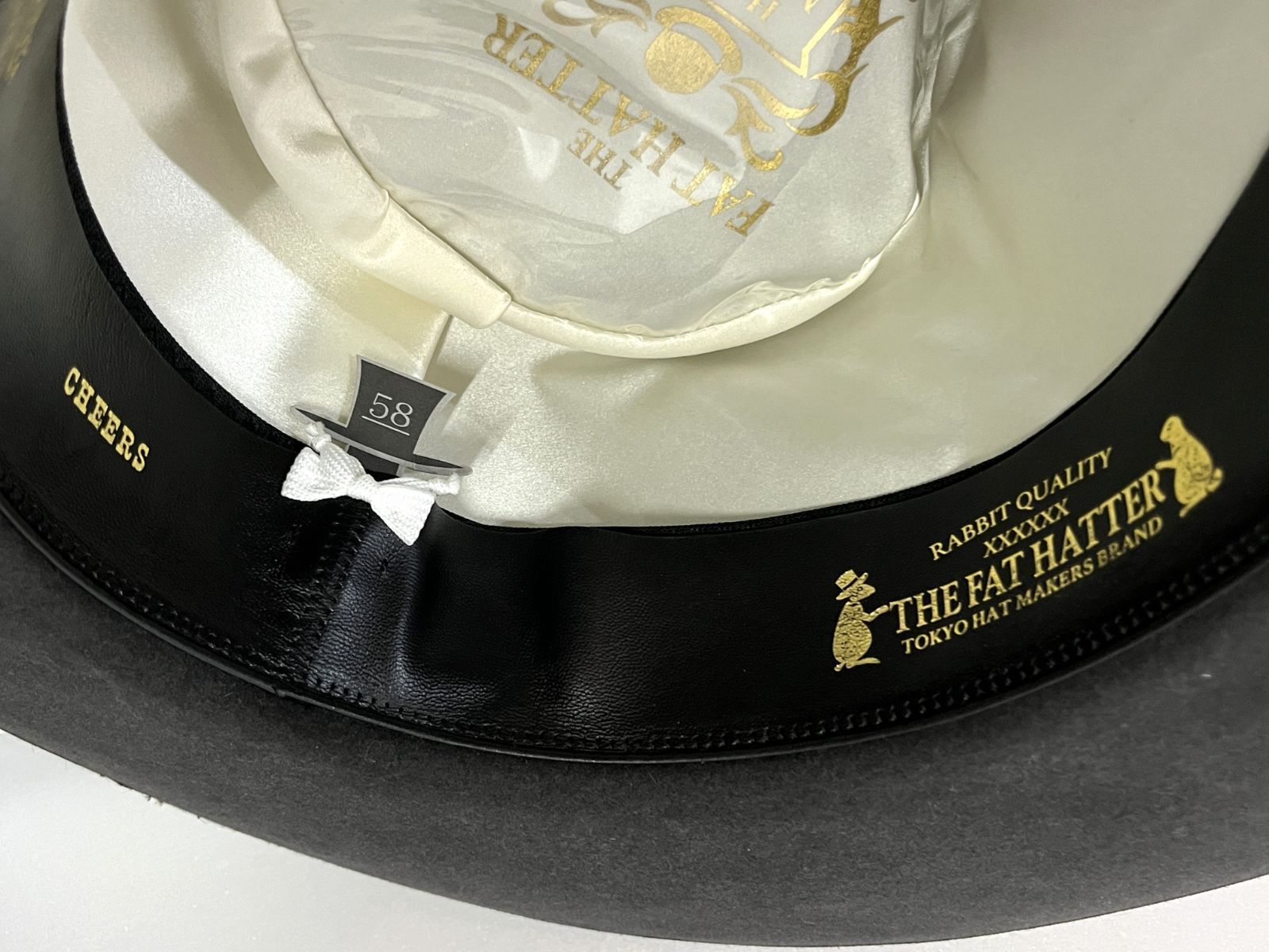THE FAT HATTER｜ザファットハッター CHEERS 中折れ ツバ広 ラビット
