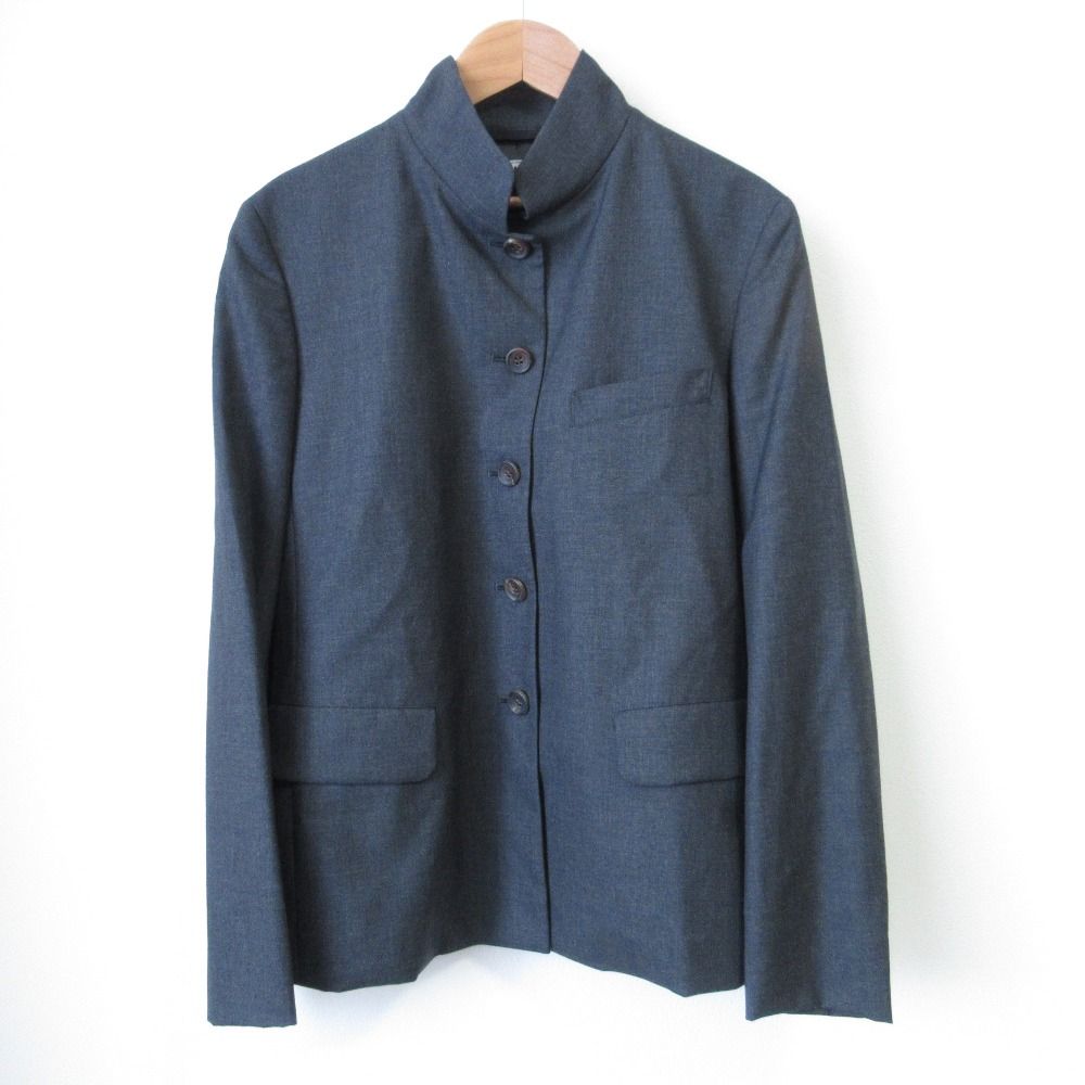 良品 ISSEY MIYAKE FETE イッセイミヤケ ウール スタンドカラー