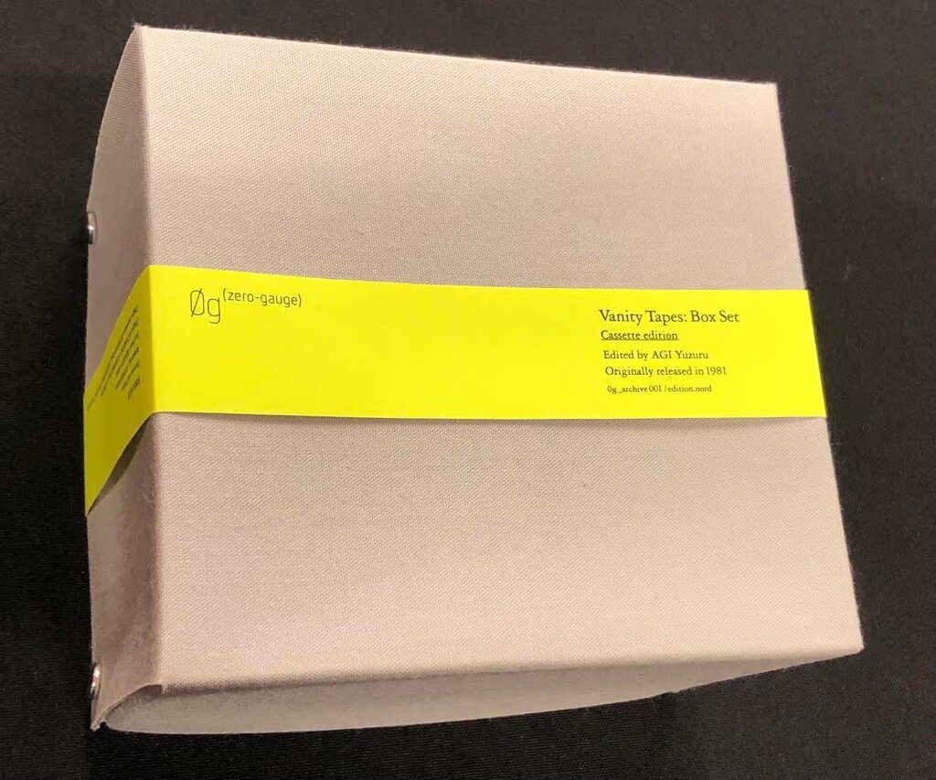 edition.nord カセット 阿木譲 Vanity Tapes:Box Set Cassette