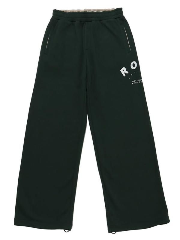 ロキシー スウェットパンツ DOWN BEAT PANTS レディース GRN S