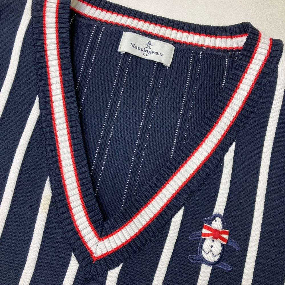 サイズ：LL MUNSING WEAR マンシングウェア ニットベスト
