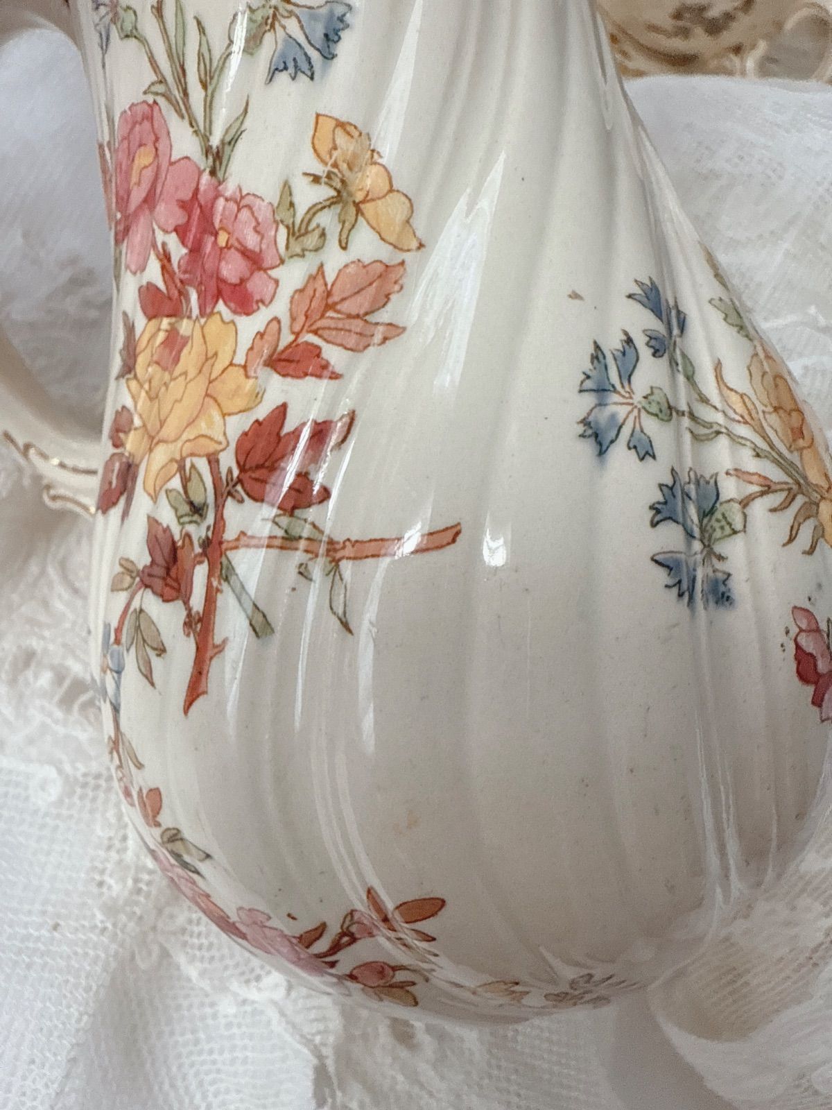 サルグミンヌ　ミルクピッチャー　ピッチャー　フランスアンティーク サルグミンヌ ルイ15世 ピッチャー ミルクピッチャー フランス