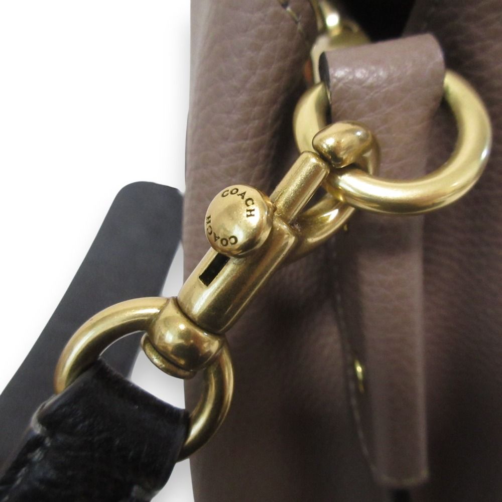 新品同様 24AW COACH コーチ ウィロウ カラーブロック レザー 2Way トートバッグ ショルダーバッグ C2590 ブラウン DARK-STONE レディース 古着 中古 USED 新品同様 24AW COACH コーチ ウィロウ カラーブロック レザー 2Way