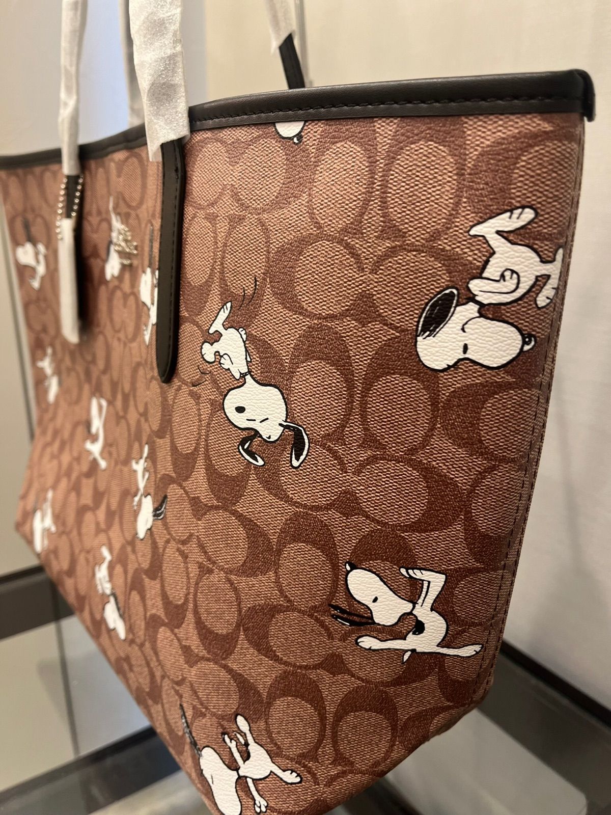 未使用 コーチ✖スヌーピーコラボ トートバッグ