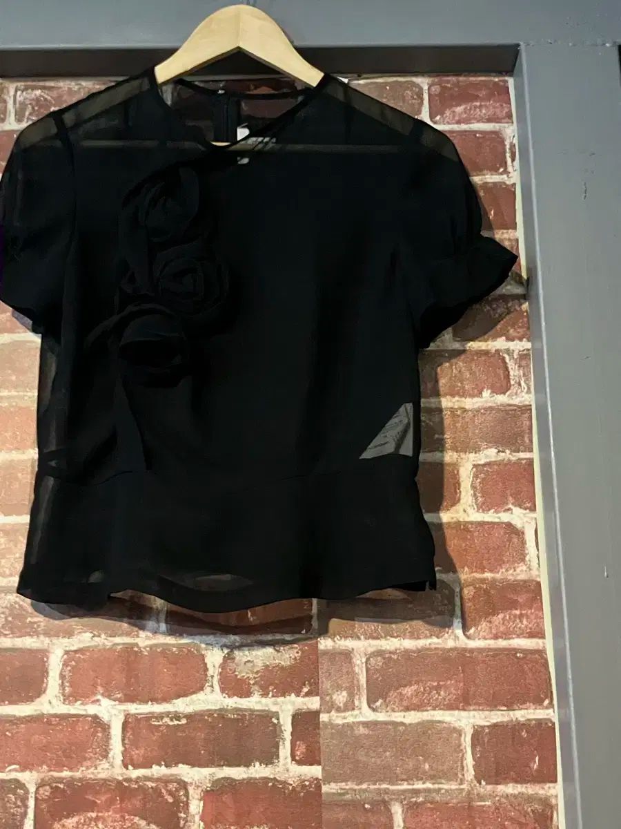 COMME des GARCONS 꼼데가르송 ローズコサジュー 半袖ブラウス