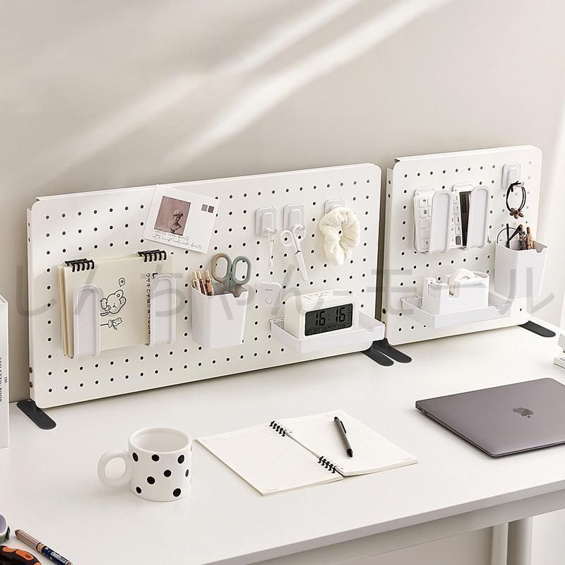 パンチングボード 有孔ボード 卓上収納 セット 机上ラック デスク上収納ラック 有孔ボード用 穴あき ペグボード 収納 収納ボックス 文房具