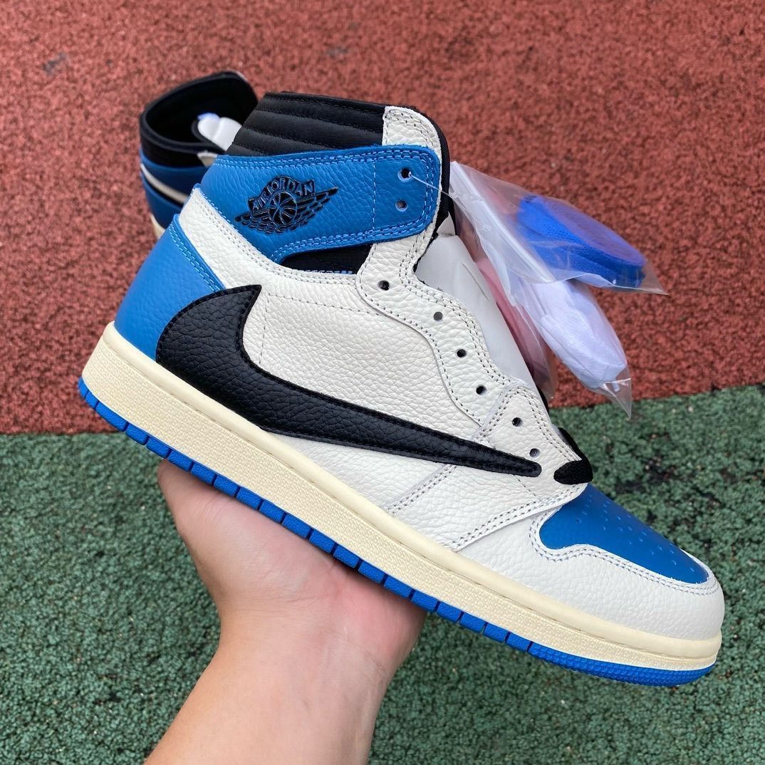 Travis Scott Fragment Air Jordan 1 High ^^!!男女兼用 箱付