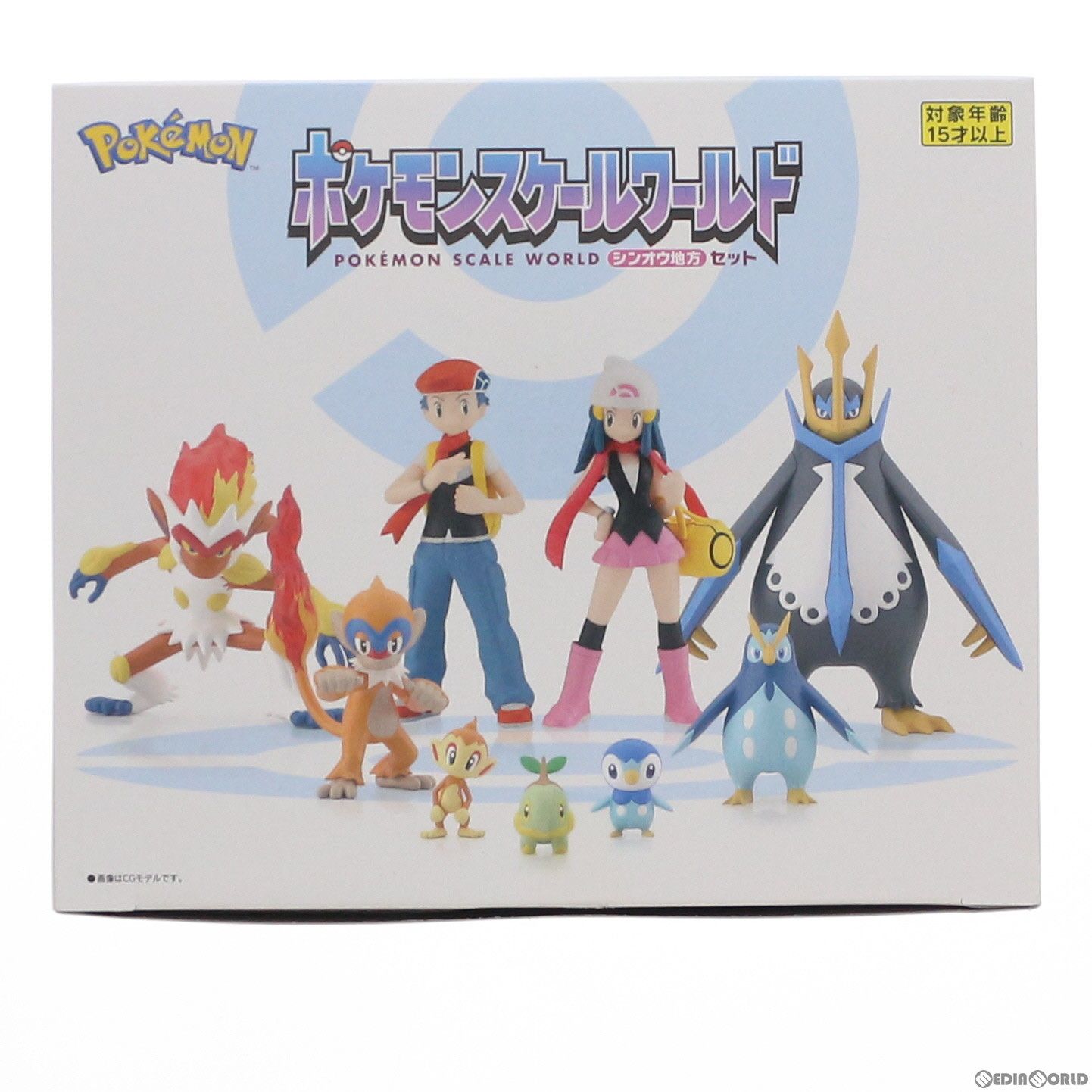 BANDAI - (食玩) ポケモンスケールワールド シンオウ地方 セット ポケットモンスター 1/20 フィギュア バンダイ ポケモンスケールワールド シンオウ地方 セット｜発売日：2022年