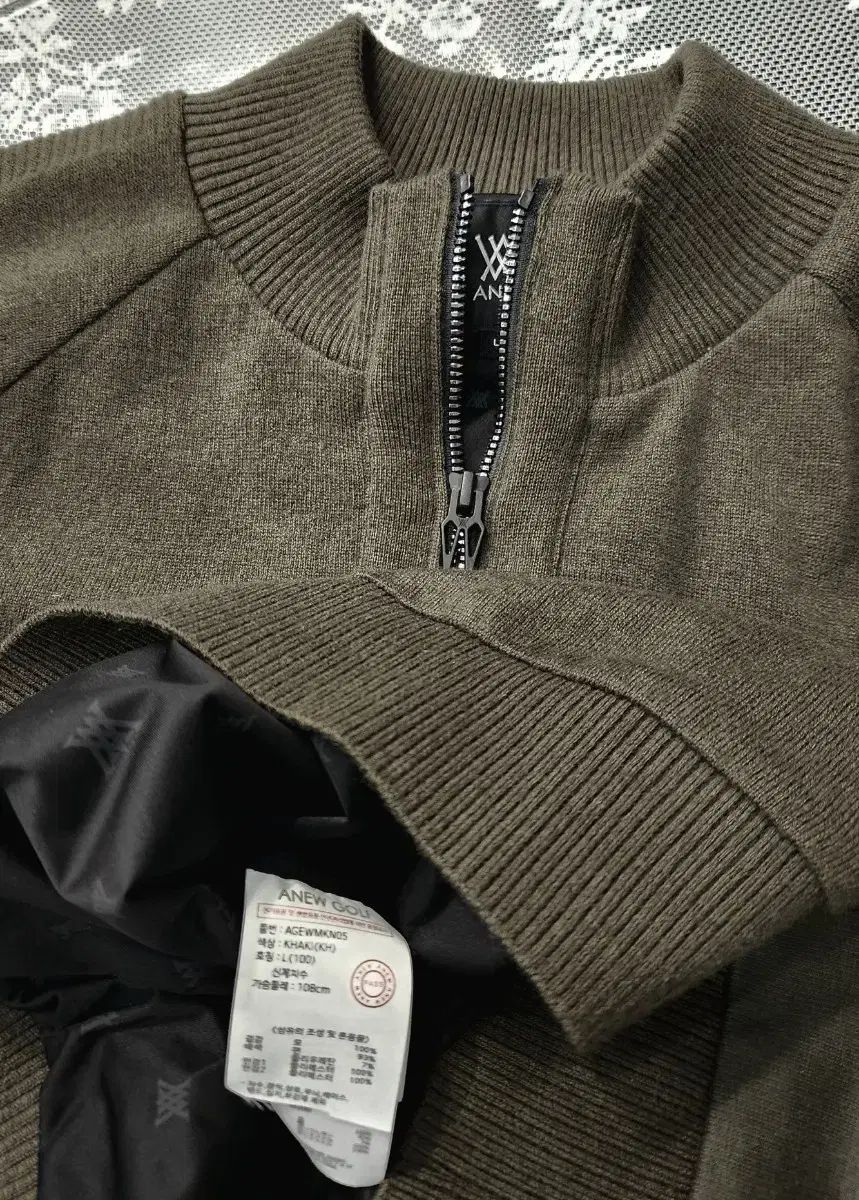 送料無料も! メンズゴルフ ハイネック 防風 ジップアップニット L