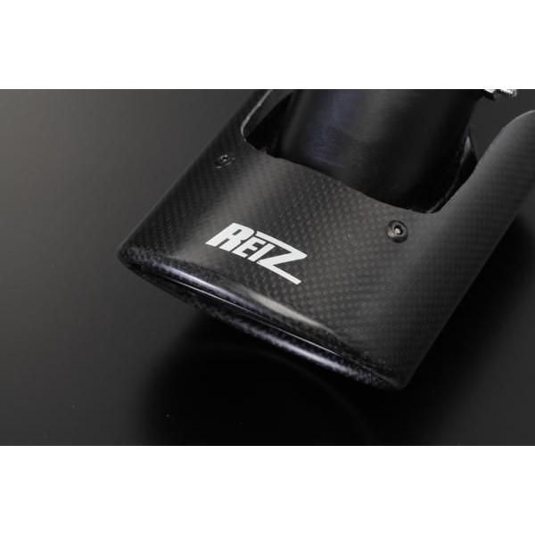 【リアルカーボン】REIZ 前期 後期 S500P/S510P ハイゼットトラック / ハイゼットジャンボ ステンレス マフラーカッター 新品 /タントカスタム タフト ムーヴカスタム アトレーワゴン ハイゼット