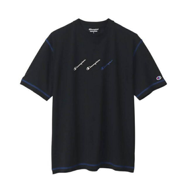 HANES ヘインズ SHORT SLEEVE T-S ブラック XLサイズ C3-XS317 90 | スポーツ 運動 服 衣類 ウエア ウェア トップス ショートスリーブ Tシャツ 半袖 着心地 デザイン UVカット 紫外線対策 肌触り 機能性 ブ