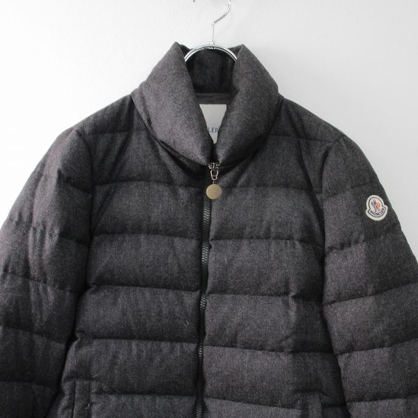 MONCLER S sacai SEORI 袖フリル ウール ダウン ジャケット | www