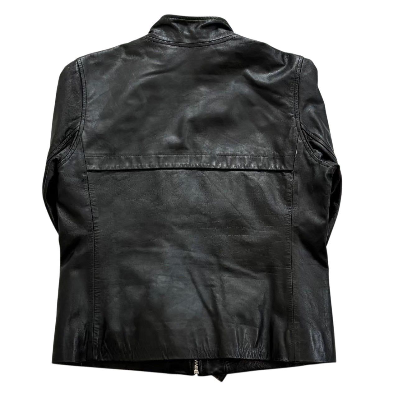 GAP ギャップ レザージャケット 黒 シングルライダー アウター 上着