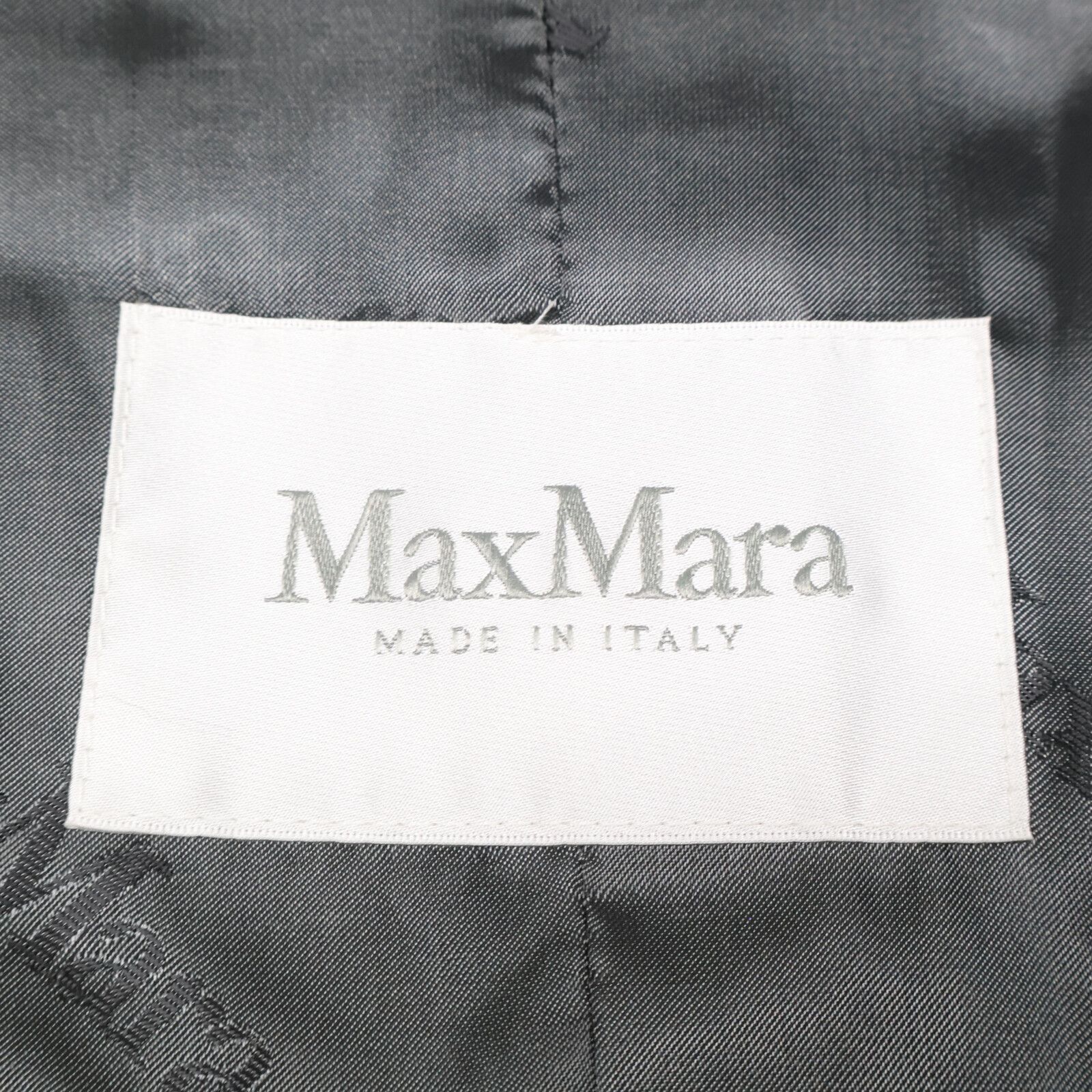 Max Mara マックスマーラ 美品 国内正規 101607136 ウール＆アルパカ テディベア アイコン ロング XS