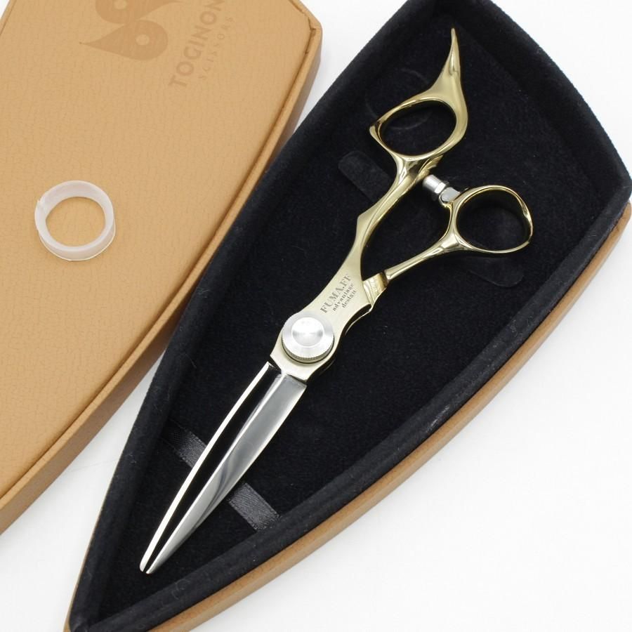 美品】刃物屋トギノン FUMA.FF スライド カットシザー 5.8インチ 両剣 