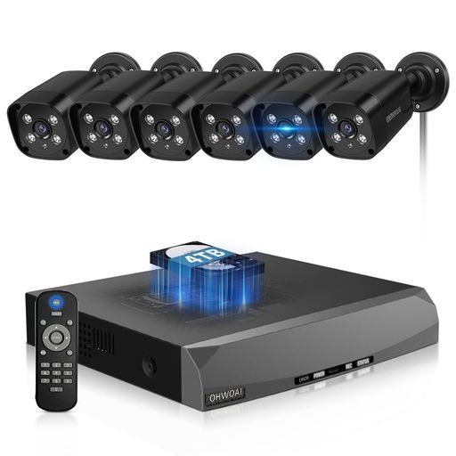 防犯カメラ 屋外 監視カメラ PoE給電 OOSSXX 防犯カメラ有線 poe防犯カメラ 500万画素 防犯カメラ 屋内屋外