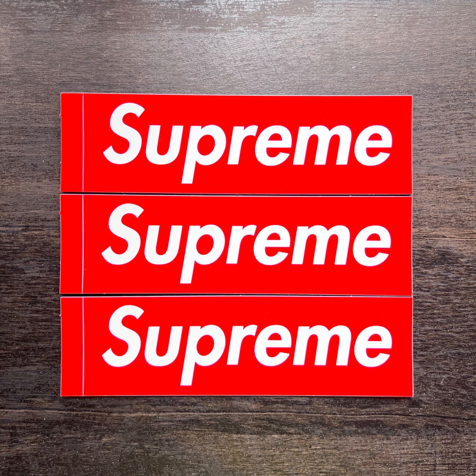 即日発送》supremeステッカー ボックスロゴ 3枚 シュプリーム - メルカリ
