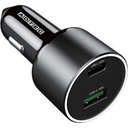 【新品・2営業日で発送】アドテック シガーソケット PD充電器 100W 2ポート 【USB-C+USB-A】【ワットモニタ／100W／eMarker】【ACPD-V100AC-wC12U2LE】