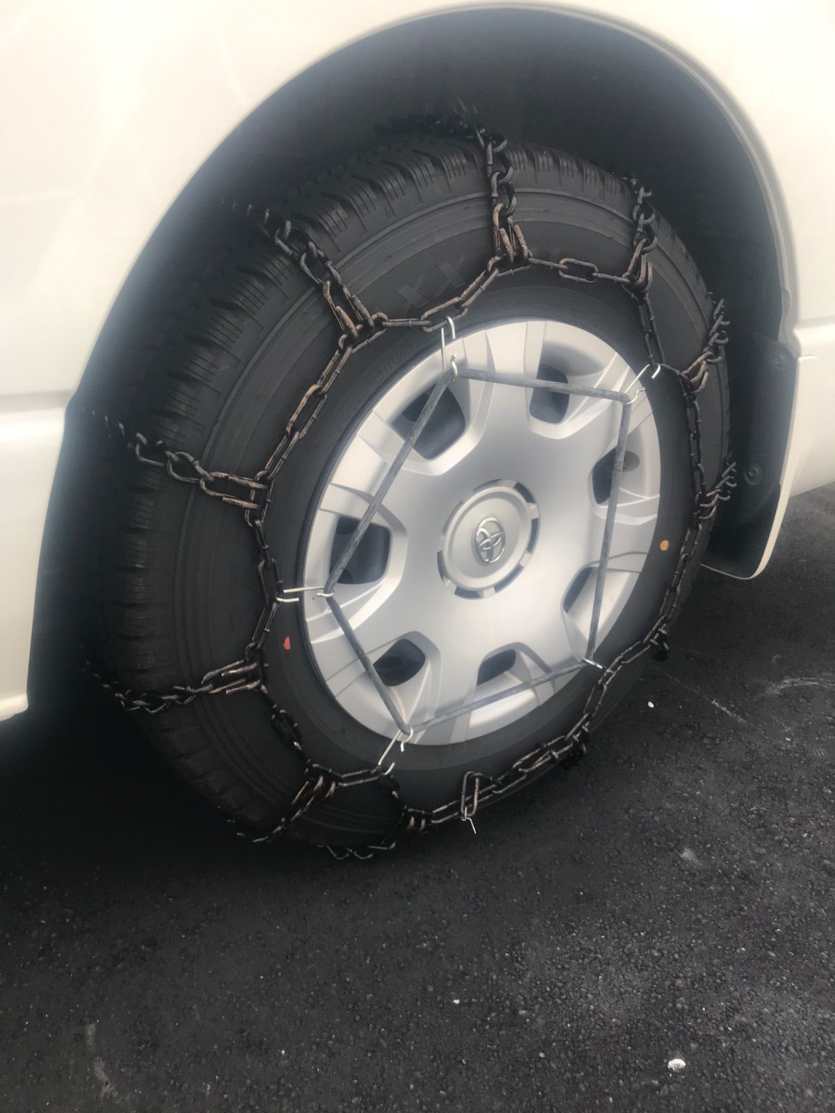 175 80R15 185R14用タイヤチェーン バンド付き