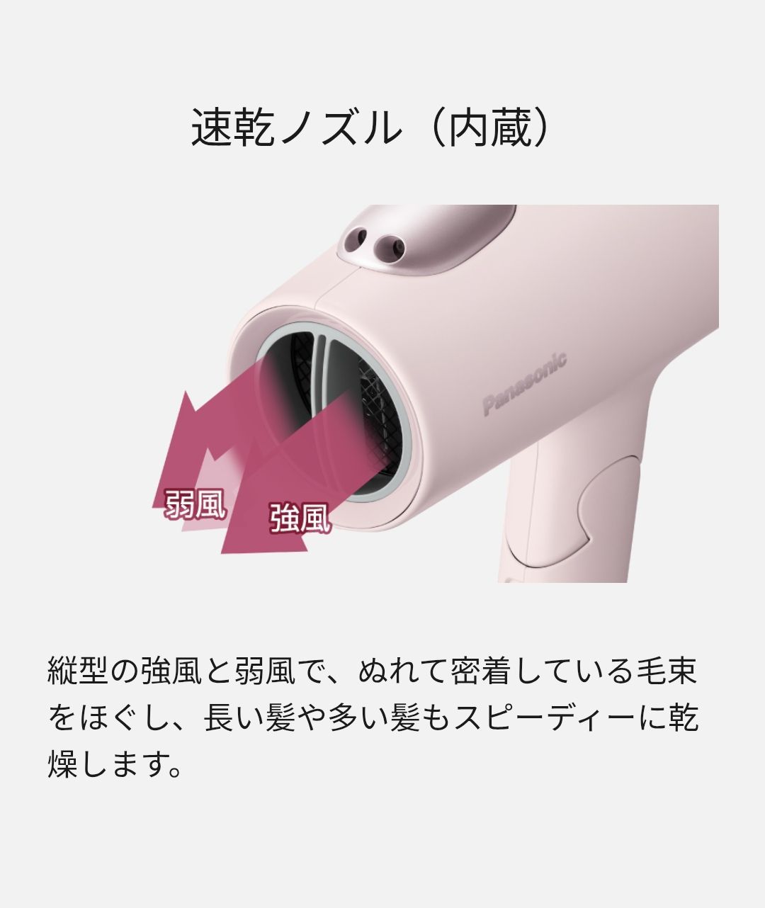 Panasonic パナソニック ヘアードライヤー ionity イオニティ EH