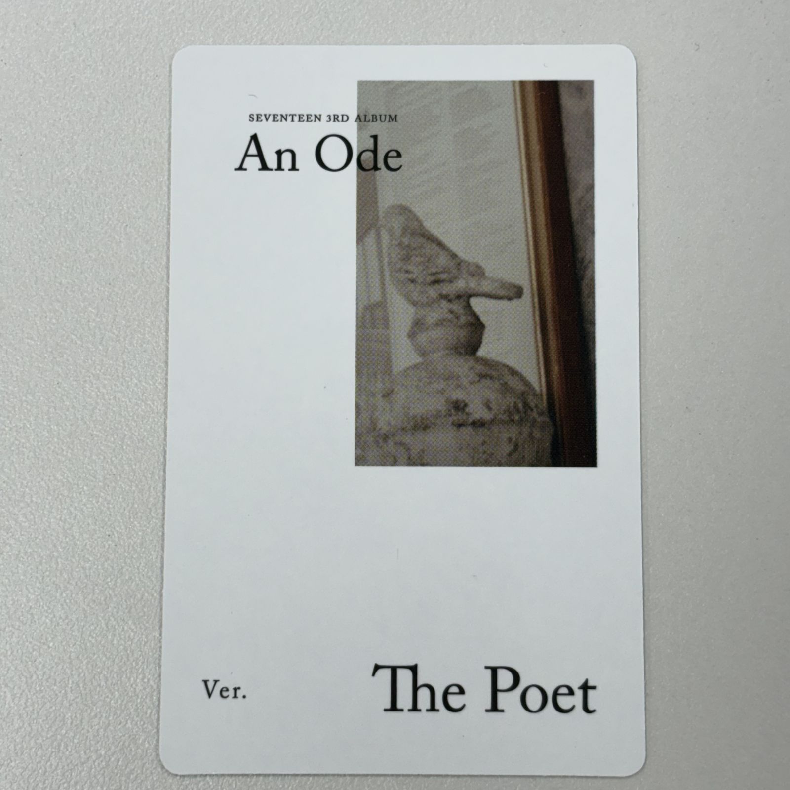 Seventeen ジョンハン セブチ トレカ An Ode The Poet ver
