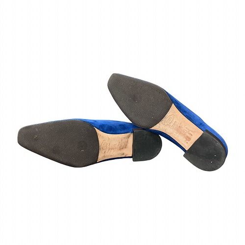 mame kurogouchi TOD'S マメ　フラットパンプス　ブルー　38 mame kurogouchi TOD'S マメ フラットパンプス ブルー 38 - メルカリ